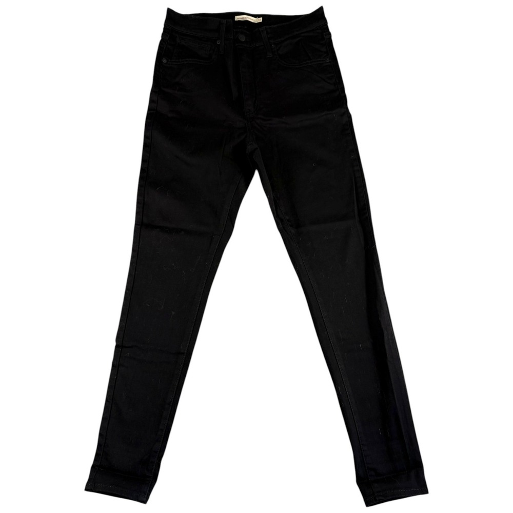 Levi's Mile High‎ Super Skinny Regular Jeans Womens 31 Black Denim Dark Wash